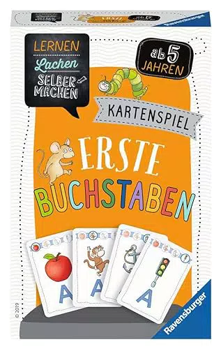 Ravensburger Lernen Lachen Selbermachen Erste Buchstaben Lernspiel ab 5 Jahren Kartenspiel