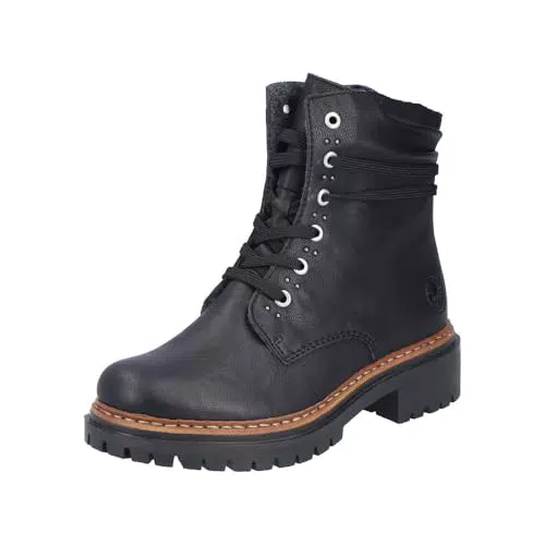 Rieker 72618 Schnürstiefel für Damen – Komfort und Stil vereint