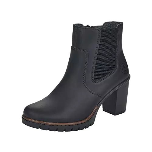 Rieker Damen Stiefeletten Y2574 Bequeme Winter Boots