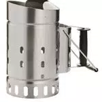 RÖSLE Anzündkamin Hochwertiger Grillkohleanzünder Edelstahl Funkenschutz Griff