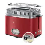 Russell Hobbs Vintage Toaster 21680-56 mit Countdown-Anzeige und Brötchenaufsatz