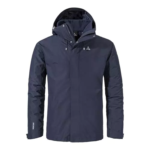 Schöffel Herren 3in1 Jacke Style Okere MNS Wasserdicht Atmungsaktiv Outdoor