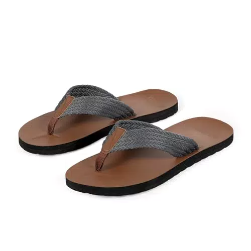 SMILODOX Flip Flops Herren Alexi - Rutschfeste, Leichte Badeschuhe für Sommer