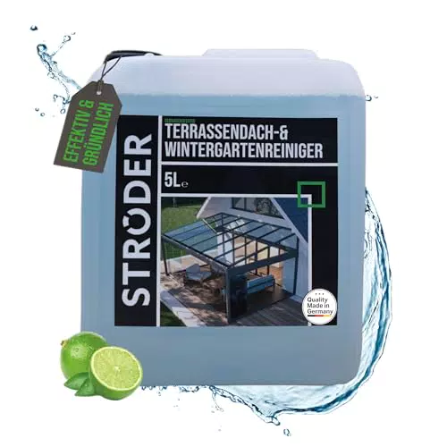 STRÖDER Terrassendachreiniger für Glas und Kunststoffdächer – Effektive Dachreinigung