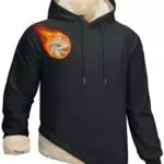 TACVASEN Männer Winter Kapuzenpullover Fleecepullover Gefütterte Hoodie