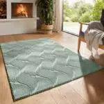 Taracarpet Kurzflor Boho Skandi Teppich Waschbar Pflegeleicht Robust Für Wohnzimmer
