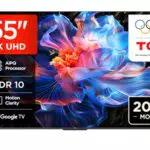 TCL 50V6C 50 Zoll 4K HDR Smart TV mit Google TV und Dolby Audio