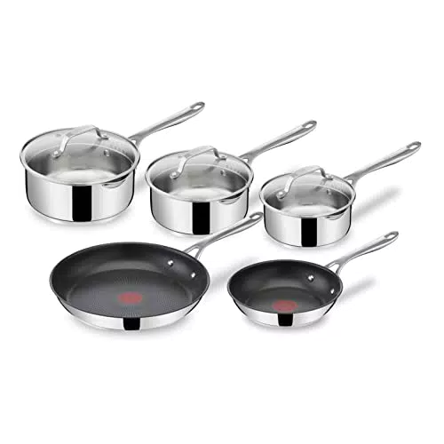Tefal Jamie Oliver Bratpfanne 20 cm, Induktionsgeeignet, Edelstahl, Antihaft