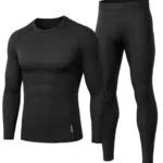 Thermounterwäsche Herren Winter Funktionsunterwäsche Set Atmungsaktiv Warm