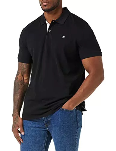 TOM TAILOR Herren Basic Piqué Poloshirt