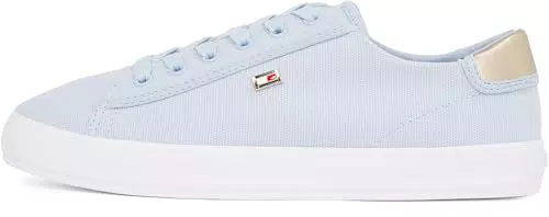 Tommy Hilfiger Damen Sneaker Vulcanized aus Canvas, elegantes Design