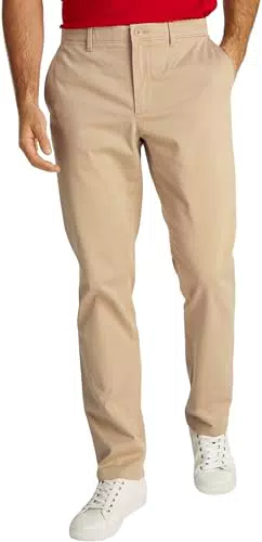 Tommy Hilfiger Herren Chino Hose Denton Satin Straight Fit