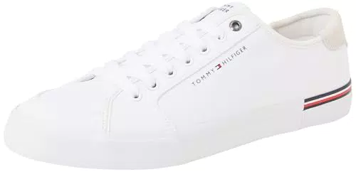 Tommy Hilfiger Herren Vulcanized Sneaker Core Corporate Canvas Low Top