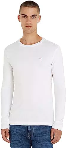 Tommy Jeans Tjm Original Rib Longsleeve Tee Langarm Strickoberteile