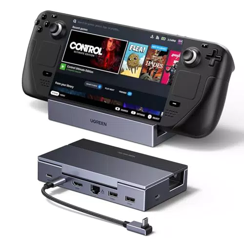 UGREEN Steam Deck Dock HDMI 4K 120Hz, USB 3.0, PD 100W, Ethernet, Kompatibel