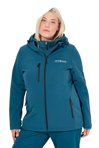 Ulla Popken Hyprar Softshelljacke Damen Wasserabweisend Mit Stretch Und Reflektor