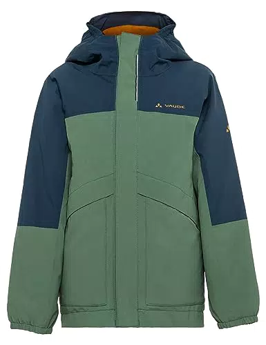 VAUDE Escape Padded Jacket Kinder Wasserdichte Gefütterte Regenjacke Mit Kapuze