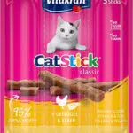 Vitakraft Cat-Stick Mini Katzensnacks Mit Geflügel Und Leber Katzenfutter