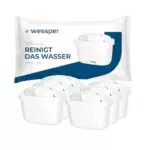 Wessper Wasserfilter Kartusche Kompatibel Mit Brita Maxtra, Aktivkohle Filter