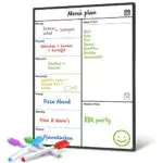 A3 Wochenplaner Magnetisch Kühlschrank Whiteboard für Küche Familien Essensplaner