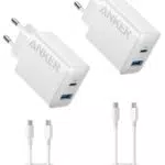 Anker USB C Ladegerät 20W für iPhone 16, iPad und mehr mit USB C Kabel