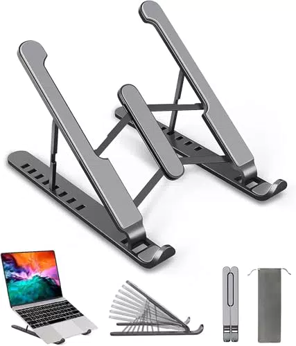 AOVUYCK Laptop Ständer, 8 Stufen, Rutschfest, Für MacBook, Lenovo, HP, Tablets
