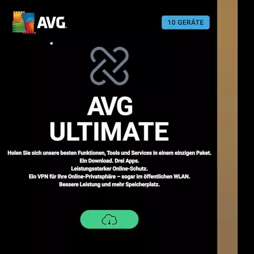 AVG Ultimate 2026 Schutz für Geräte 1 Jahr Aktivierungscode per Email