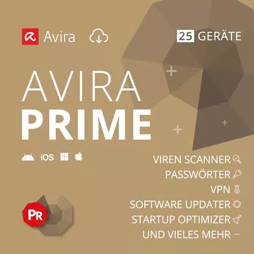 Avira Prime Antivirus & Sicherheitssoftware für 1 Jahr - Aktivierungscode per Email