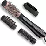 BaByliss Perfect Finish Warmluftbürste AS126E mit Ionen-Technologie und Aufsätzen