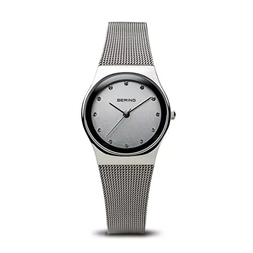 BERING Damen Quarzuhr Classic Collection mit Edelstahl und Saphirglas