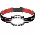 Blukar LED Stirnlampe Wiederaufladbar, Superhell Stufenlos Dimmbar Kopflampe mit 8 Lichtmodi