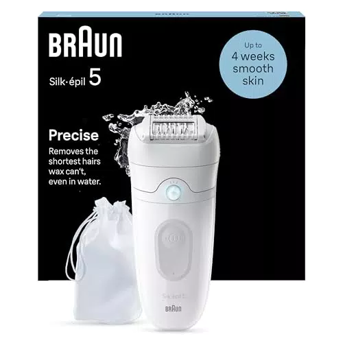 Braun Silk-épil 5 Epilierer und Damenrasierer für sanfte Haarentfernung