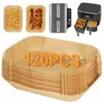 BYKITCHEN Backpapier für Airfryer Ninja Foodi, Zubehör für Dual Zone Heißluftfritteusen