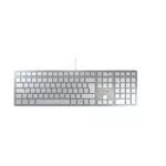 Tastatur CHERRY KC 6000 SLIM - Deutsches Layout, Kabelgebunden, Leise Tasten