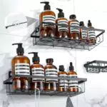 ChicSolis Duschablage Ohne Bohren Duschregal Rostfrei Für Shampoo Und Duschgel