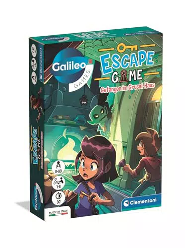 Clementoni Galileo Escape Game Drachenhöhle – Escape Spiel für Kinder ab 8 Jahren