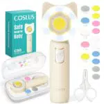 Coslus C50 Elektrische Baby Nagelfeile Mit LED-Licht Für Maniküre Und Pediküre