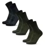 DANISH ENDURANCE Leichte Merino Wandersocken 3 Paare