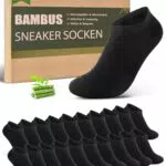 Effeet Bambus Sneaker Socken Herren Damen Atmungsaktiv Antibakteriell Sommer