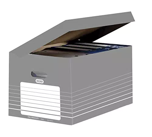 Elba Archivbox 400061159 Mit Klappdeckel Für Ordner Archivierung Transportbox