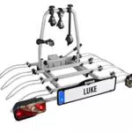 EUFAB 11514 Fahrradträger LUKE, E-Bike geeignet, Diebstahlschutz