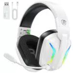 Fachixy Bluetooth Gaming Headset Wireless mit Mikrofon für PS5 PC Switch Mac
