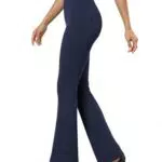 Friptspyg Damen Yogahose mit Taschen – Elastische Sport- und Freizeithose