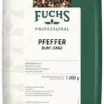 Fuchs Professional Pfeffer Ganz Ungemahlen Universalgewürz Nachfüllpack Profiqualität Gastronomie
