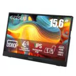 Geesuu Tragbarer Monitor 15,6 Zoll IPS 1080p USB-C HDMI Mobiler Bildschirm Laptop PC