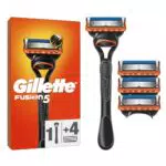 Gillette Fusion5 Rasierer für Männer mit 12 Ersatzklingen für sanftes Gleiten