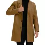GLESTORE Herren Wintermantel Lang – Eleganter Trenchcoat für Herren