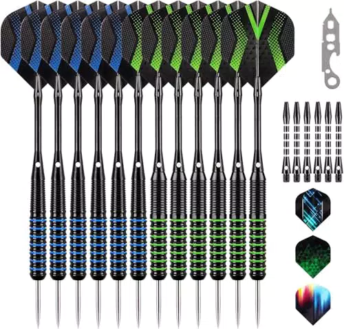 Profi Steeldarts mit Metallspitze – Hochwertige Dartpfeile für Turniere