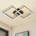 Homefire LED Deckenlampe Moderne Deckenleuchte für Wohnzimmer Küche Schlafzimmer
