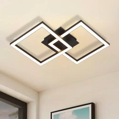 Homefire LED Deckenlampe Moderne Deckenleuchte für Wohnzimmer Küche Schlafzimmer